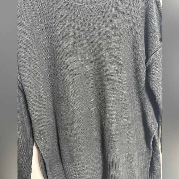 Aerie Gray Oversized Crewneck Sweater Women’s XS Cozy Slouchy Knit - Picture 4 of 4